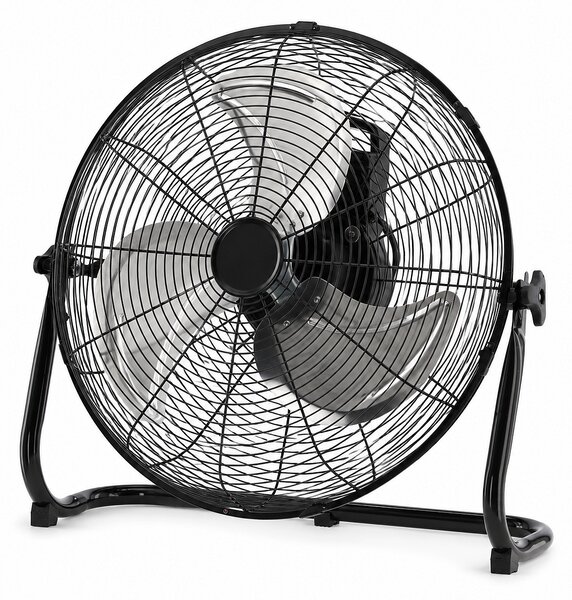 Aga Podlahový ventilátor 50 cm Čierny