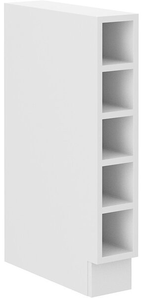 Dolná otvorená skrinka SOPHIA - šírka 15 cm, biela