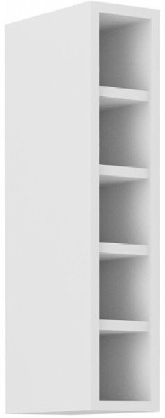 Horná otvorená skrinka LAILI - šírka 15 cm, biela