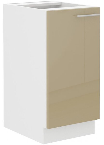 Dolná jednodverová skrinka LAJLA - šírka 40 cm, cappucino / biela