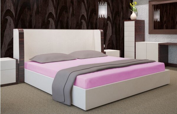 Tmavo ružová plachta na posteľ 200x220 cm Šírka: 160 cm | Dĺžka: 200 cm