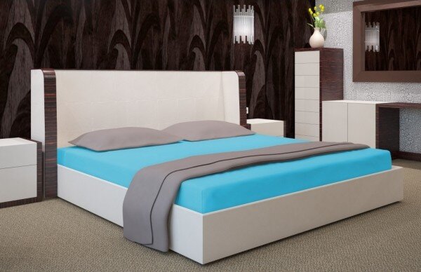 Tyrkysová plachta na posteľ 180x200 cm Šírka: 160 cm | Dĺžka: 200 cm
