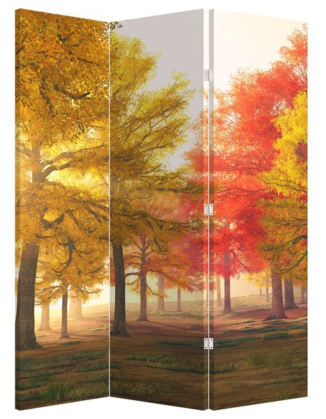 Paraván - Jesenné stromy (126x170 cm)