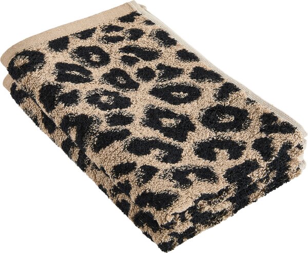 SADA UTERÁKOV PRE HOSTÍ, 30/50 cm, čierna, béžová Dieter Knoll - Kúpeľňový textil