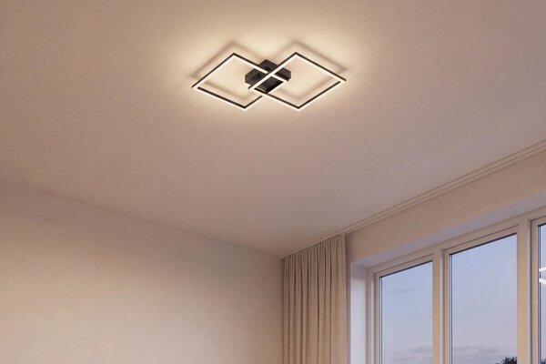 STROPNÉ LED SVIETIDLO, 55,8/39,5/6,7 cm Boxxx - Interiérové svietidlá