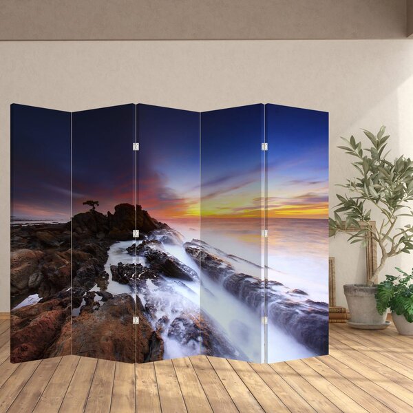 Paraván - Hora v hmle (210x170 cm)