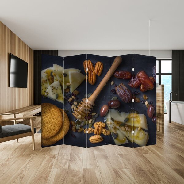 Paraván - Sušené ovocie (210x170 cm)