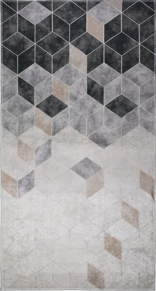 Sivo-krémový prateľný koberec 230x160 cm - Vitaus