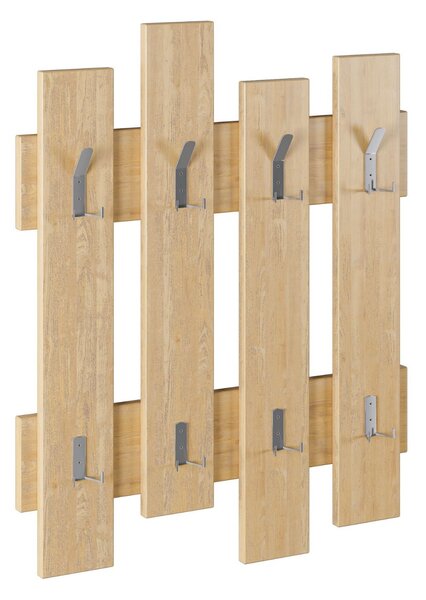 Hanah Home Nástenný vešiak Wave 64 cm hnedý