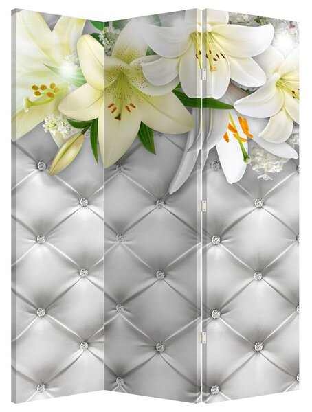 Paraván - Kvety ľalií (126x170 cm)