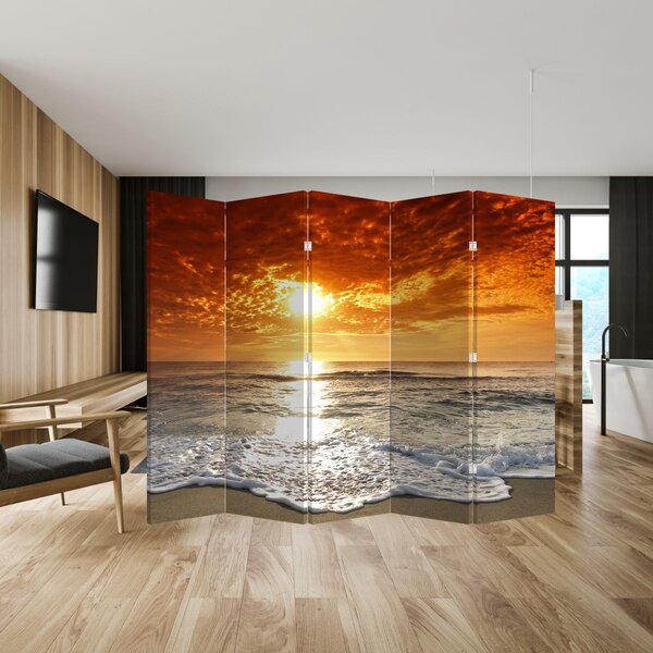 Paraván - Západ slnka na Korzike (210x170 cm)