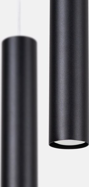 Sollux SL.1869 - Závesný luster na lanku LAGOS 2xGU10/10W/230V čierny