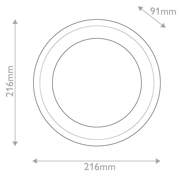 NÁSTENNÉ LED SVIETIDLO, 21,6/9,1 cm Elstead Lighting - Interiérové svietidlá