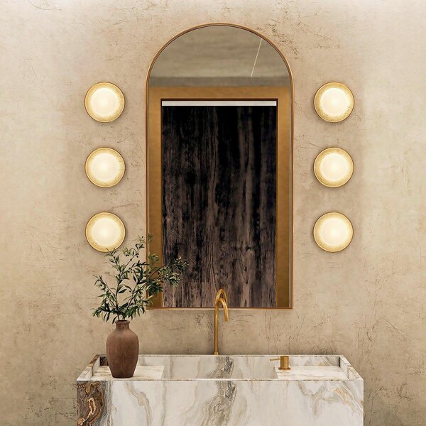 NÁSTENNÉ LED SVIETIDLO, 21,6/21,6/0,91 cm Elstead Lighting - Interiérové svietidlá