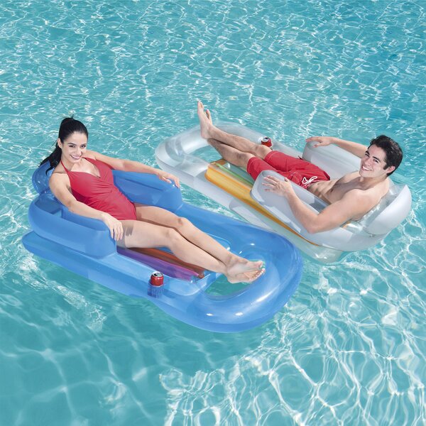 IKO Nafukovacie kreslo Bestway 43028 – sivé