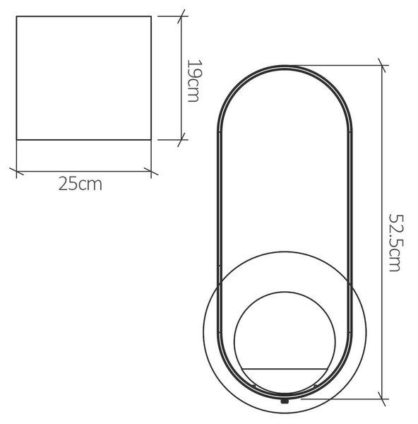 NÁSTENNÉ SVIETIDLO, 52,5/25/19 cm Elstead Lighting - Interiérové svietidlá