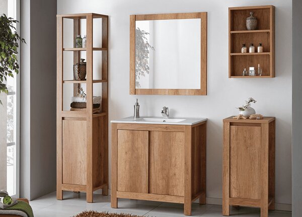 Skrinka pod umývadlo CLASSIC Oak 821 | 80 cm