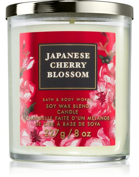 Bath & Body Works Japanese Cherry Blossom vonná sviečka 227 g