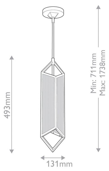 ZÁVESNÉ SVIETIDLO, 13,1/49,3 cm Elstead Lighting - Interiérové svietidlá