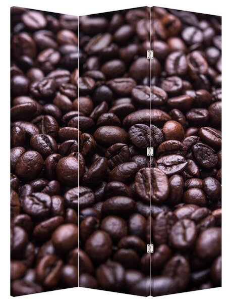 Paraván - Kávové zrná (126x170 cm)