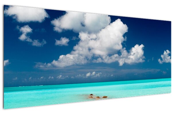 Obraz - Tropická pláž (120x50 cm)