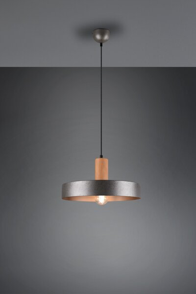 Trio 309500167 závesné stropné svietidlo Gaya 1x28W | E27 - starožitný nikel