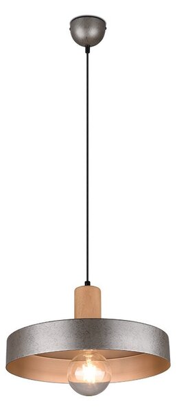 Trio 309500167 závesné stropné svietidlo Gaya 1x28W | E27 - starožitný nikel