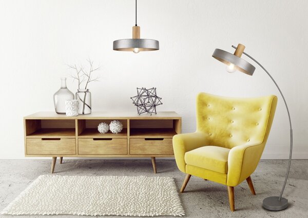 Trio 309500167 závesné stropné svietidlo Gaya 1x28W | E27 - starožitný nikel