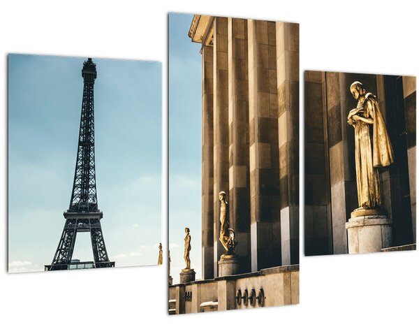 Obraz z Trocaderského námestia, Paríž (90x60 cm)