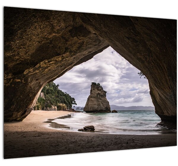 Obraz z jaskyne, Nový Zéland (70x50 cm)