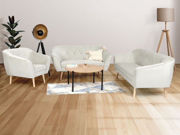 Wilsondo Sedacia súprava 3+2+1 Deana - smotanová