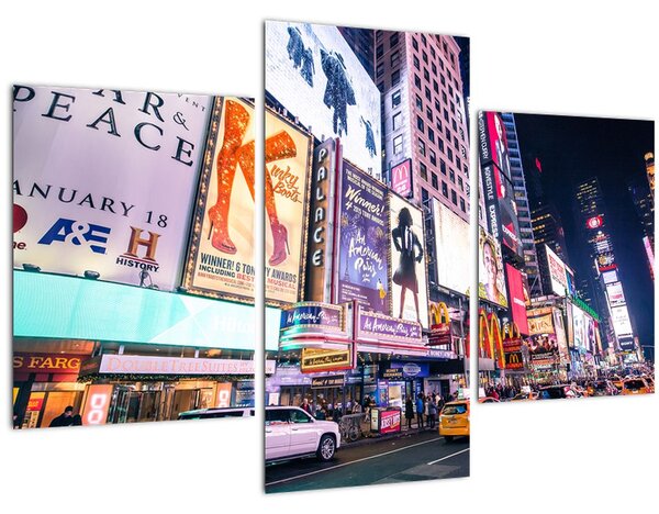 Obraz - New York Theater District (90x60 cm)