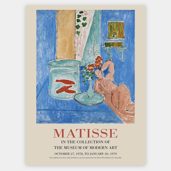 Plagát Goldfish and Sculpture | Henri Matisse