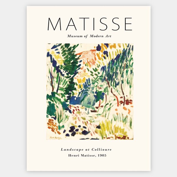Plagát Landscape at Collioure | Henri Matisse