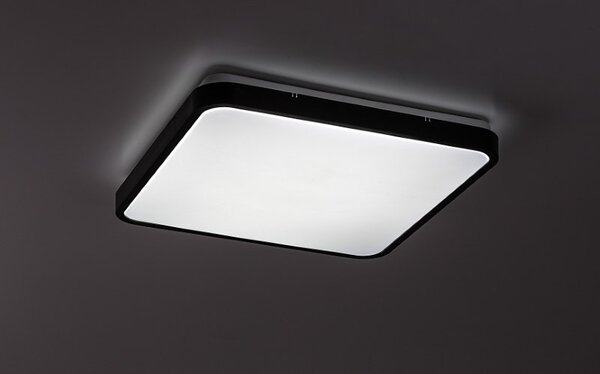 RABALUX 71433 Alenzo stropné svietidlo 420x420mm LED 36W/2270lm 3000+4000+6000K IP44 čierna, DIP switch