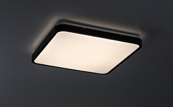 RABALUX 71433 Alenzo stropné svietidlo 420x420mm LED 36W/2270lm 3000+4000+6000K IP44 čierna, DIP switch