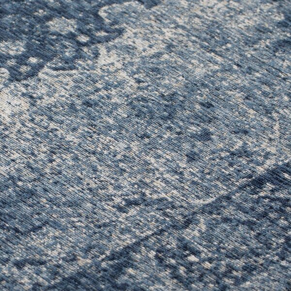 Flair Rugs , Behúň Manhattan Antique Blue, 60x230, modrá, chodba / predsieň