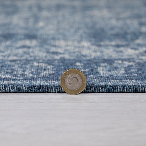 Flair Rugs , Behúň Manhattan Antique Blue, 60x230, modrá, chodba / predsieň