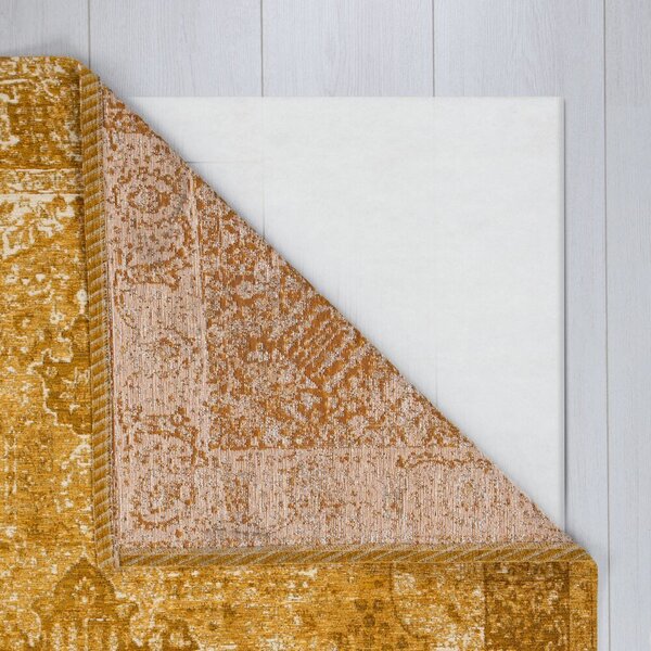 Flair Rugs , Kusový koberec Manhattan Antique Ochre, 120x170, žltá, obývacia izba