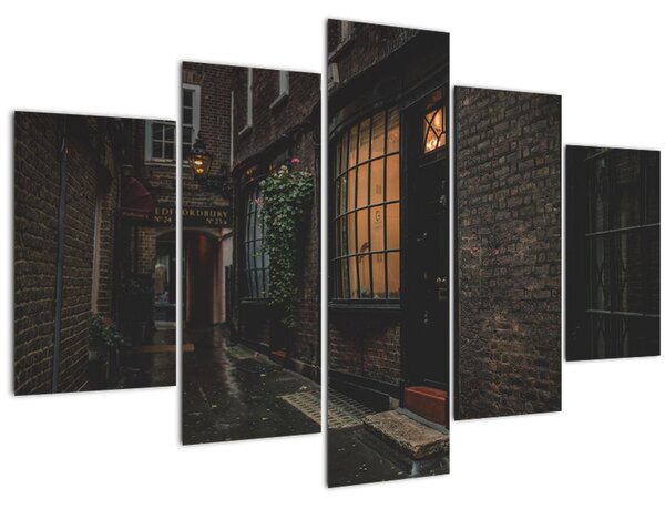 Obraz - Londýnska ulica (150x105 cm)