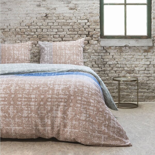 Originálne posteľné obliečky v modernom dizajne COOL ETHNO 160 x 200 cm Béžová