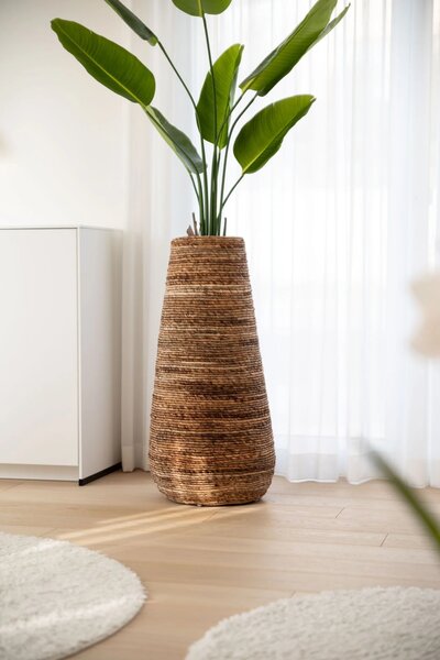 Izbový kvetináč ROTA, vodní hyacint, průměr 46 cm, natur