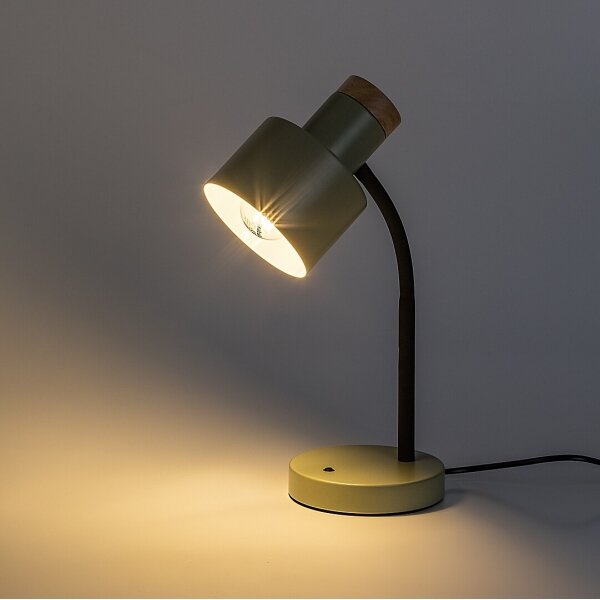 Rabalux 74099 - Stolná lampa PASTRO 1xE27/20W/230V khaki
