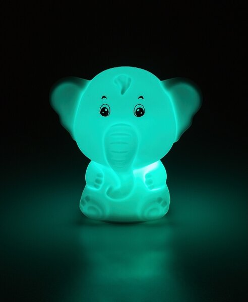 Rabalux 76042 - RGB LED dotykové nočné svetlo LIGHTIMALS LED/0,05W/1xCR2032 slon