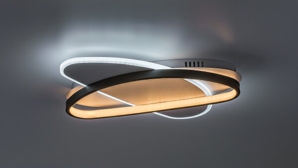 Rabalux 71469 - LED stmievateľné stropné svietidlo BRANTIEL 57W/230V 3000-6000K 45x30,5 cm + diaľkové ovládanie