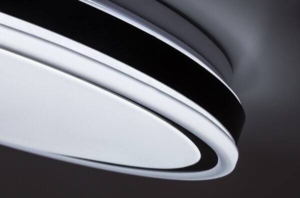 Rabalux 71412 - LED stmievateľné stropné svietidlo CORLET 20W/230V 3000-6500K pr.38,5cm čierne + diaľkové ovládanie