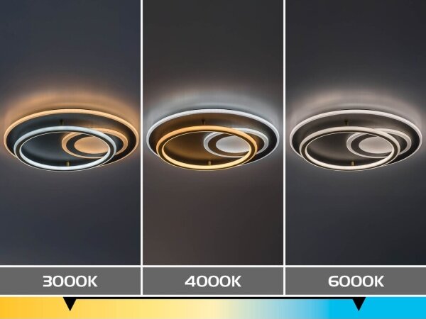 Rabalux 71466 - LED stmievateľné stropné svietidlo BRANTIEL LED/60W/230V 3000-6000K pr. 50 cm + diaľkové ovládanie