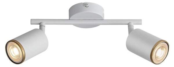 Rabalux 73105 - Bodové svietidlo NOLIE 2xGU10/15W/230V biela