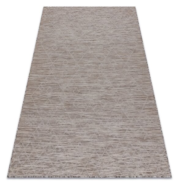 Šnúrkový koberec SIZAL PATIO 3077 Boho, plocho tkaný, béžový