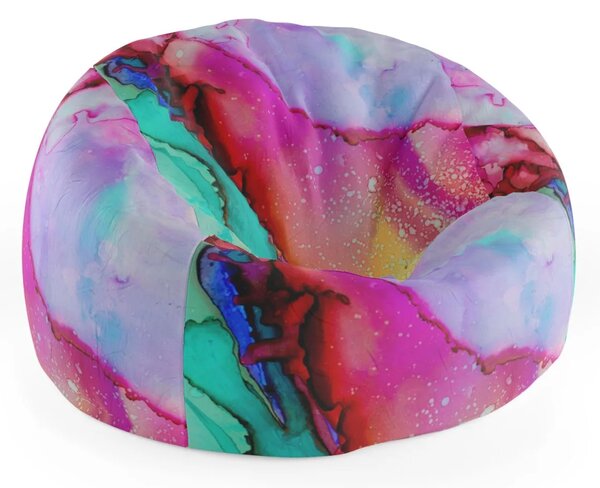 Sablio Sedací vak Cocoon Farbičky - 75 x 45 x 35 cm